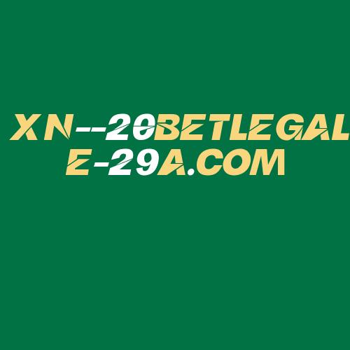 Logo da XN--20BETLEGALE-29A